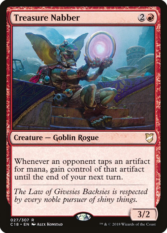 Treasure Nabber [Commander 2018] MTG Single Magic: The Gathering    | Red Claw Gaming