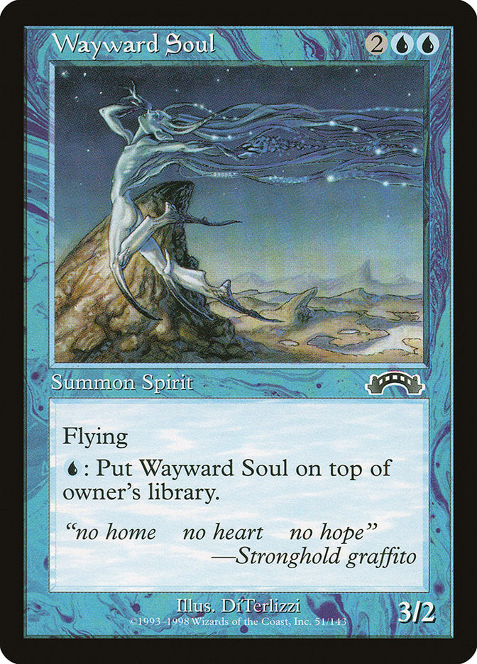 Wayward Soul [Exodus] MTG Single Magic: The Gathering    | Red Claw Gaming