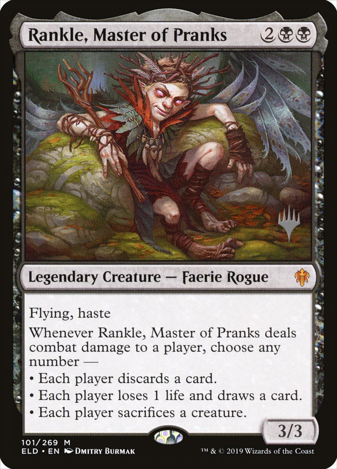 Rankle, Master of Pranks (Promo Pack) [Throne of Eldraine Promos] MTG Single Magic: The Gathering    | Red Claw Gaming