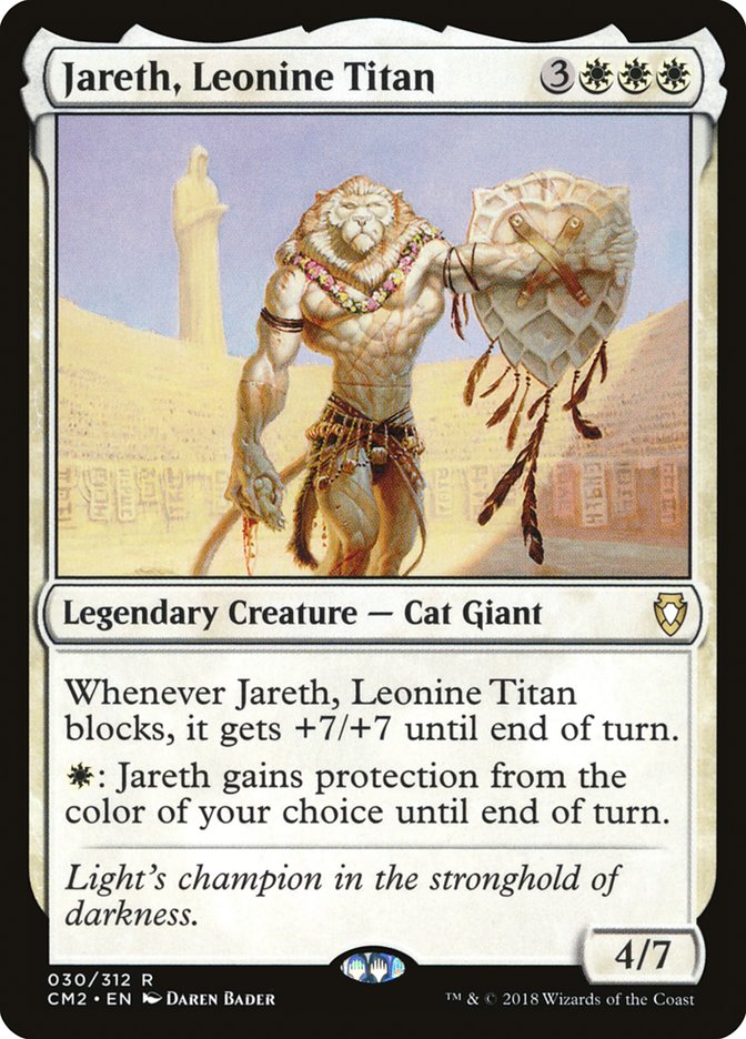 Jareth, Leonine Titan [Commander Anthology Volume II] MTG Single Magic: The Gathering    | Red Claw Gaming
