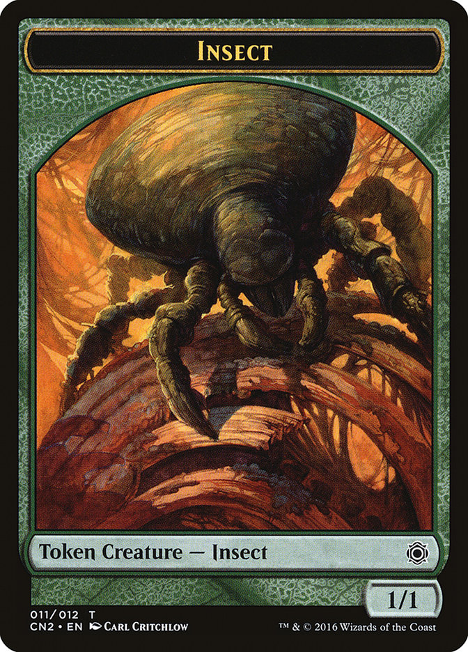 Insect Token [Conspiracy: Take the Crown Tokens] MTG Single Magic: The Gathering    | Red Claw Gaming