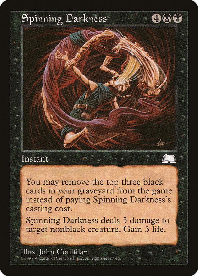 Spinning Darkness [Weatherlight] MTG Single Magic: The Gathering    | Red Claw Gaming
