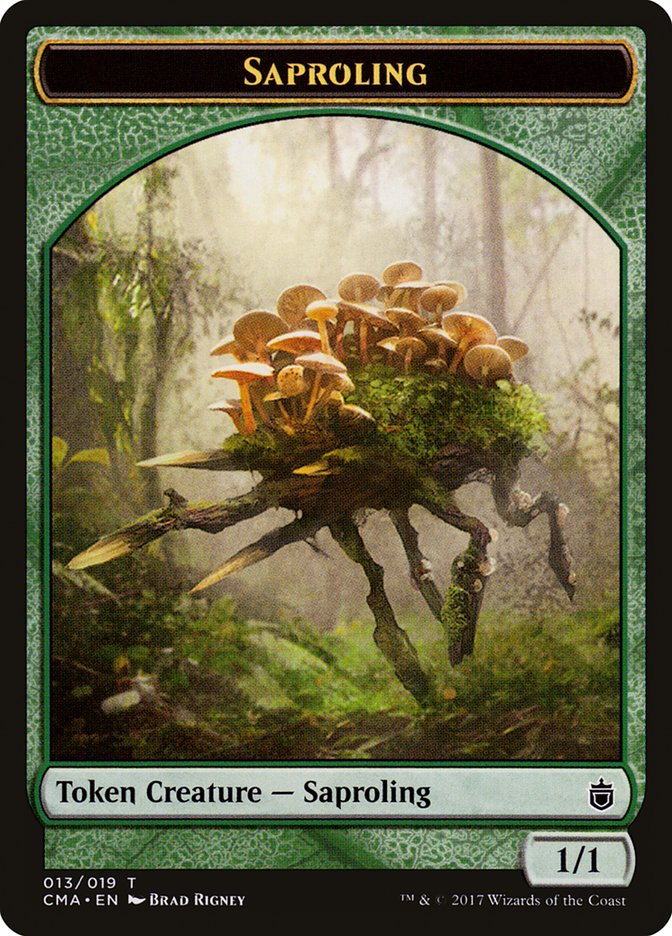 Saproling Token [Commander Anthology Tokens] MTG Single Magic: The Gathering    | Red Claw Gaming