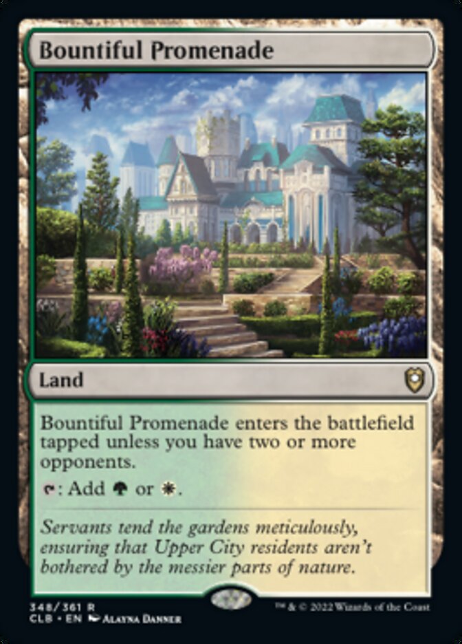 Bountiful Promenade [Commander Legends: Battle for Baldur's Gate] MTG Single Magic: The Gathering    | Red Claw Gaming