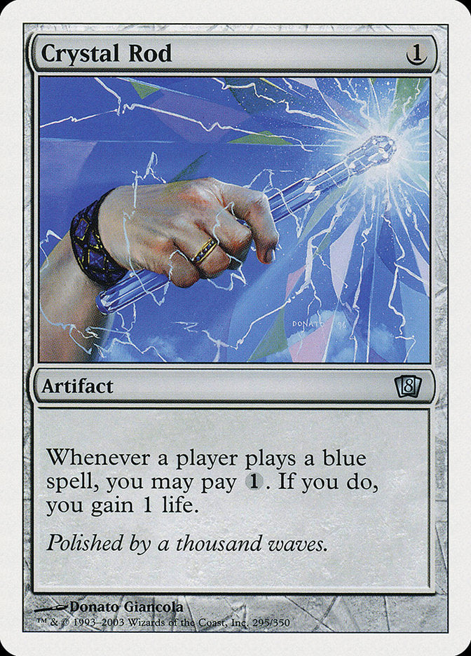 Crystal Rod [Eighth Edition] MTG Single Magic: The Gathering    | Red Claw Gaming