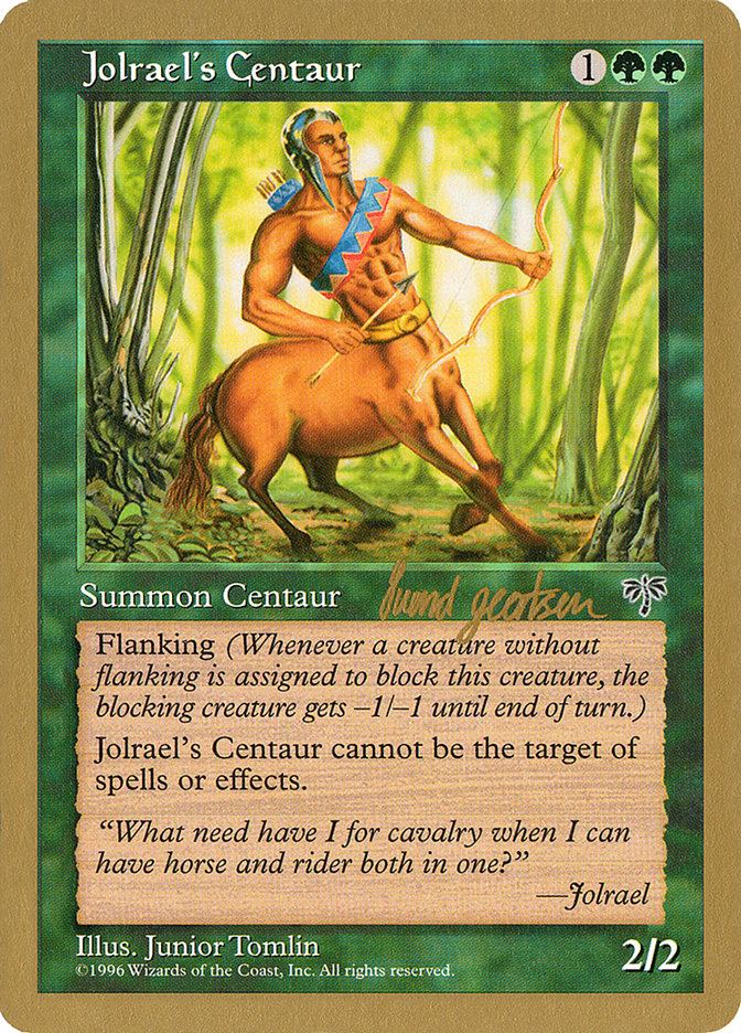 Jolrael's Centaur (Svend Geertsen) [World Championship Decks 1997] MTG Single Magic: The Gathering    | Red Claw Gaming