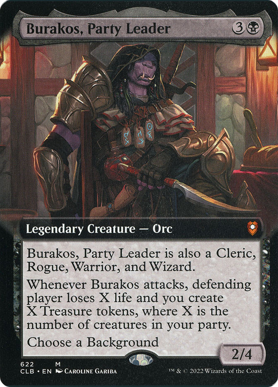 Burakos, Party Leader (Extended Art) [Commander Legends: Battle for Baldur's Gate] MTG Single Magic: The Gathering    | Red Claw Gaming