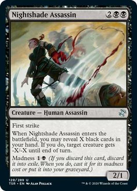 Nightshade Assassin [Time Spiral Remastered] MTG Single Magic: The Gathering    | Red Claw Gaming