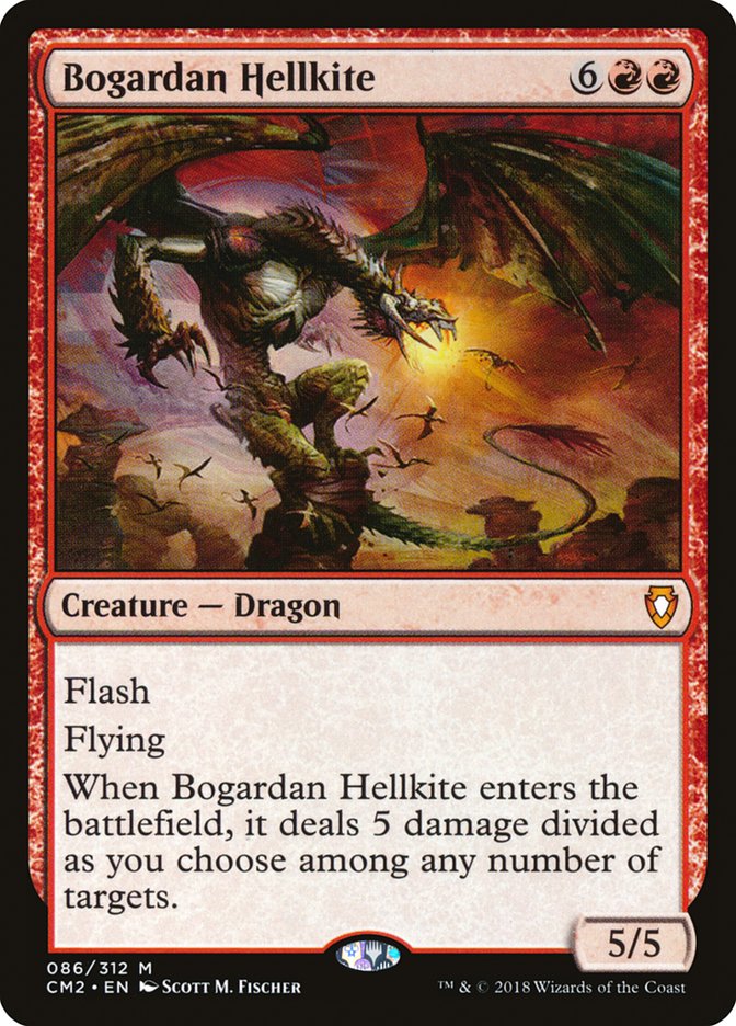 Bogardan Hellkite [Commander Anthology Volume II] MTG Single Magic: The Gathering    | Red Claw Gaming