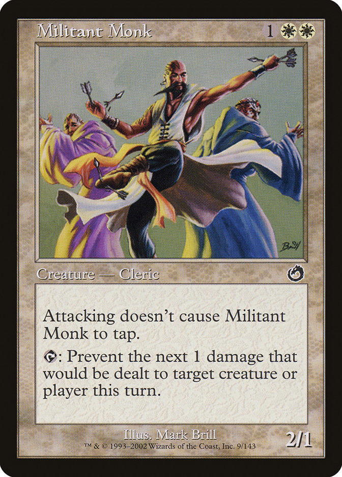Militant Monk [Torment] MTG Single Magic: The Gathering    | Red Claw Gaming