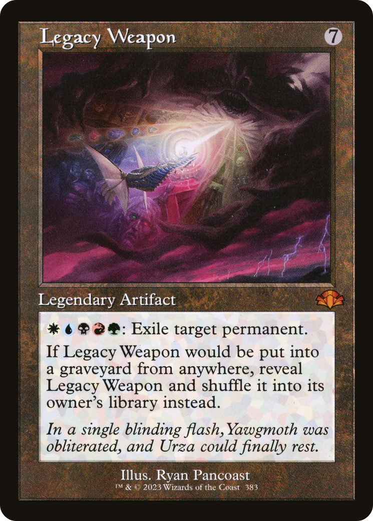 Legacy Weapon (Retro) [Dominaria Remastered] MTG Single Magic: The Gathering    | Red Claw Gaming