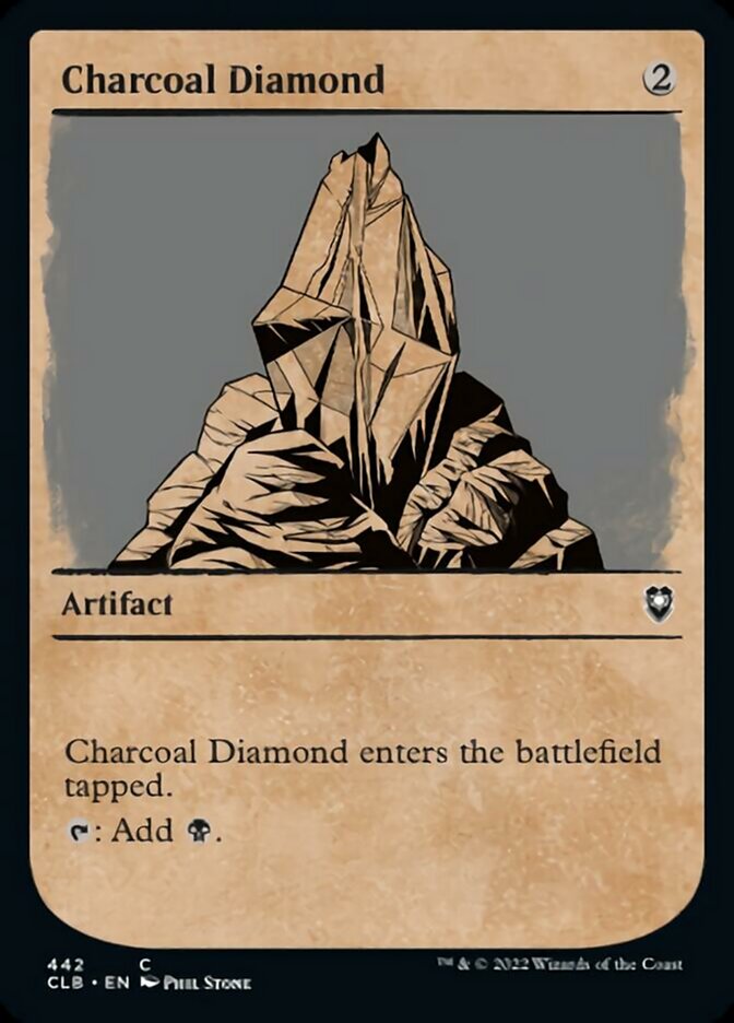 Charcoal Diamond (Showcase) [Commander Legends: Battle for Baldur's Gate] MTG Single Magic: The Gathering    | Red Claw Gaming