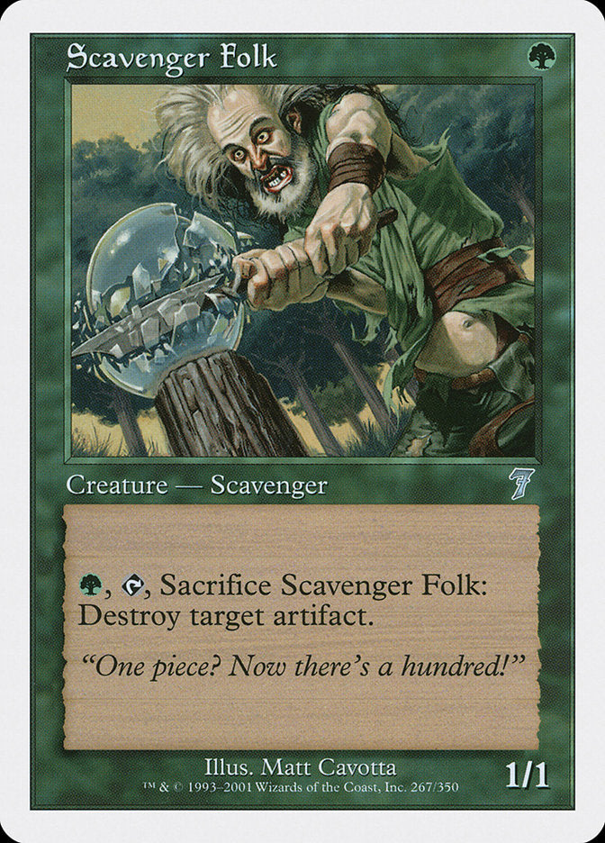 Scavenger Folk [Seventh Edition] MTG Single Magic: The Gathering    | Red Claw Gaming