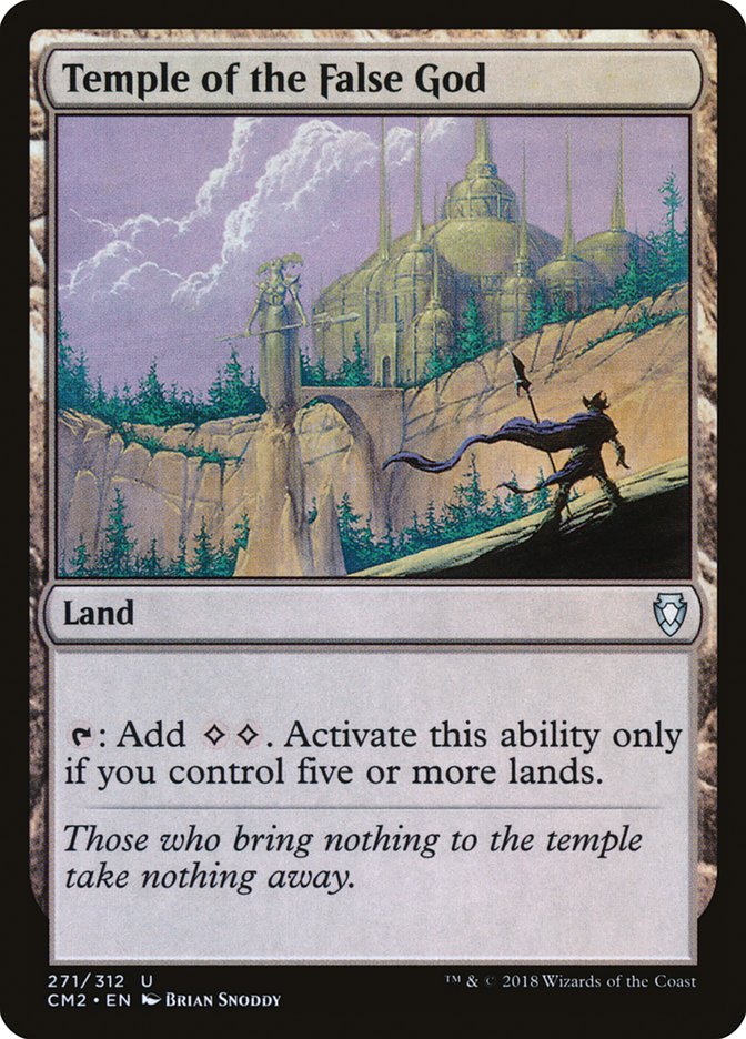 Temple of the False God (271/312) [Commander Anthology Volume II] MTG Single Magic: The Gathering    | Red Claw Gaming