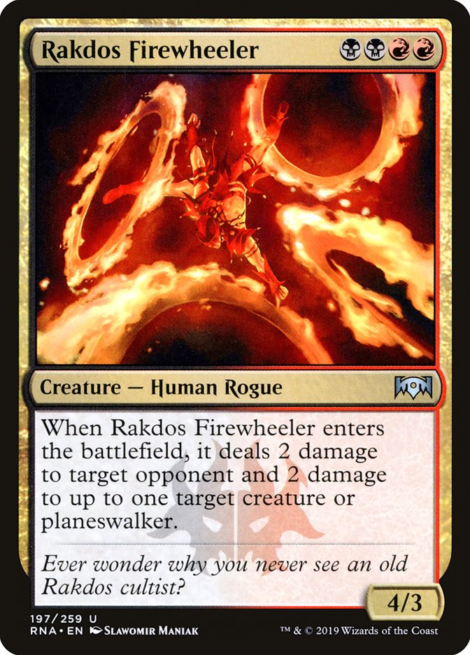 Rakdos Firewheeler [Ravnica Allegiance] MTG Single Magic: The Gathering    | Red Claw Gaming