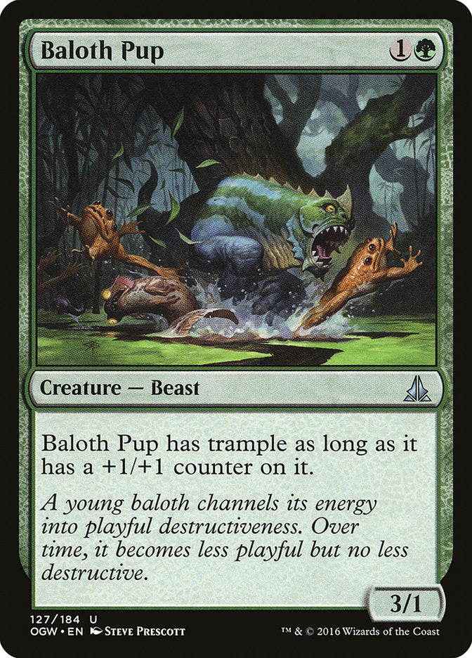 Baloth Pup [Oath of the Gatewatch] MTG Single Magic: The Gathering    | Red Claw Gaming