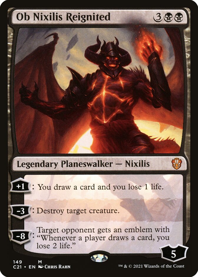 Ob Nixilis Reignited [Commander 2021] MTG Single Magic: The Gathering    | Red Claw Gaming