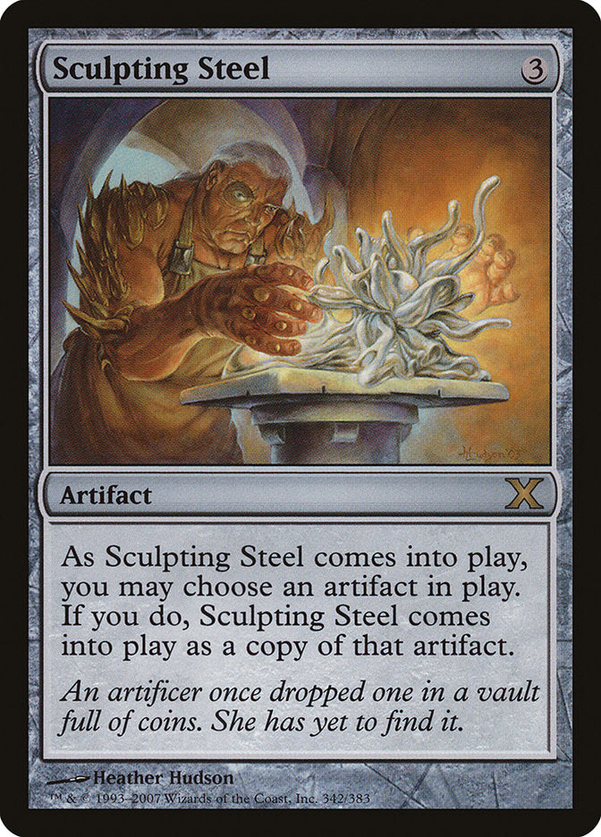 Sculpting Steel [Tenth Edition] MTG Single Magic: The Gathering    | Red Claw Gaming