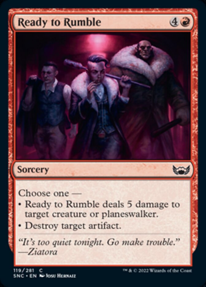 Ready to Rumble [Streets of New Capenna] MTG Single Magic: The Gathering    | Red Claw Gaming