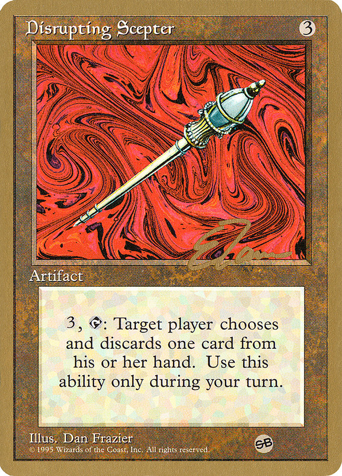 Disrupting Scepter (Eric Tam) (SB) [Pro Tour Collector Set] MTG Single Magic: The Gathering    | Red Claw Gaming