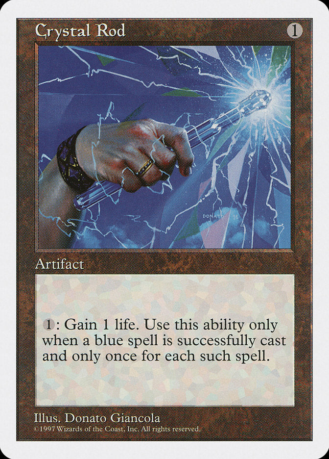 Crystal Rod [Fifth Edition] MTG Single Magic: The Gathering    | Red Claw Gaming