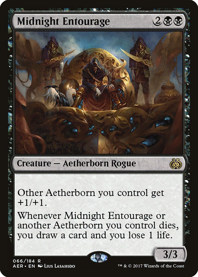 Midnight Entourage [Aether Revolt] MTG Single Magic: The Gathering    | Red Claw Gaming