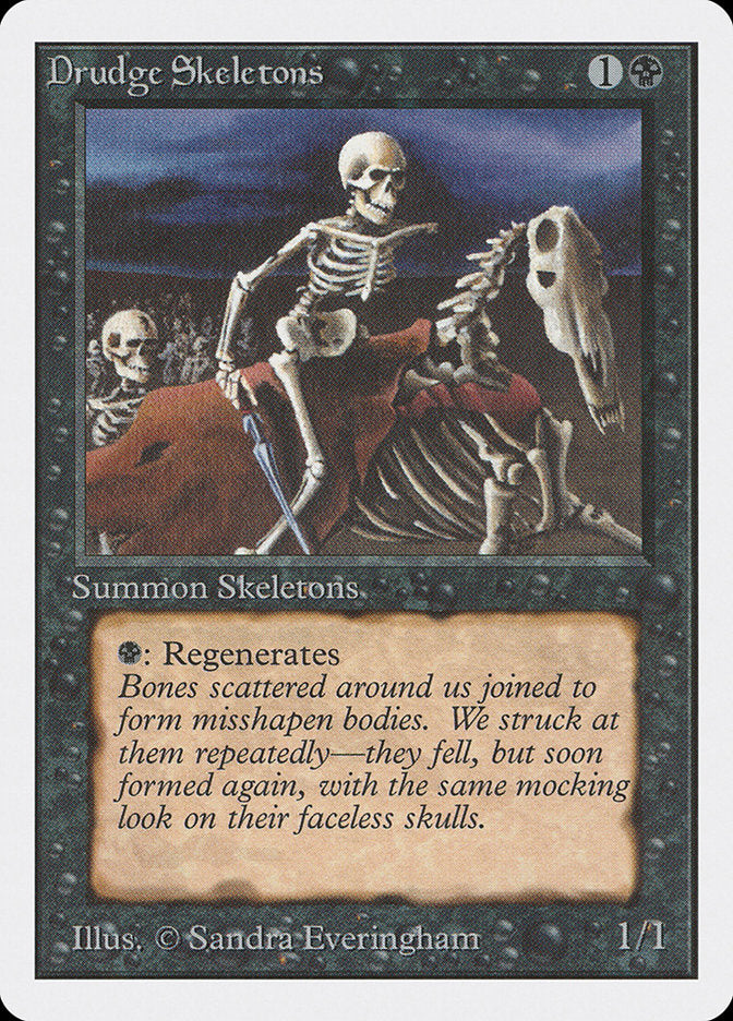 Drudge Skeletons [Unlimited Edition] MTG Single Magic: The Gathering    | Red Claw Gaming