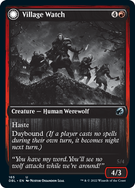 Village Watch // Village Reavers [Innistrad: Double Feature] MTG Single Magic: The Gathering    | Red Claw Gaming