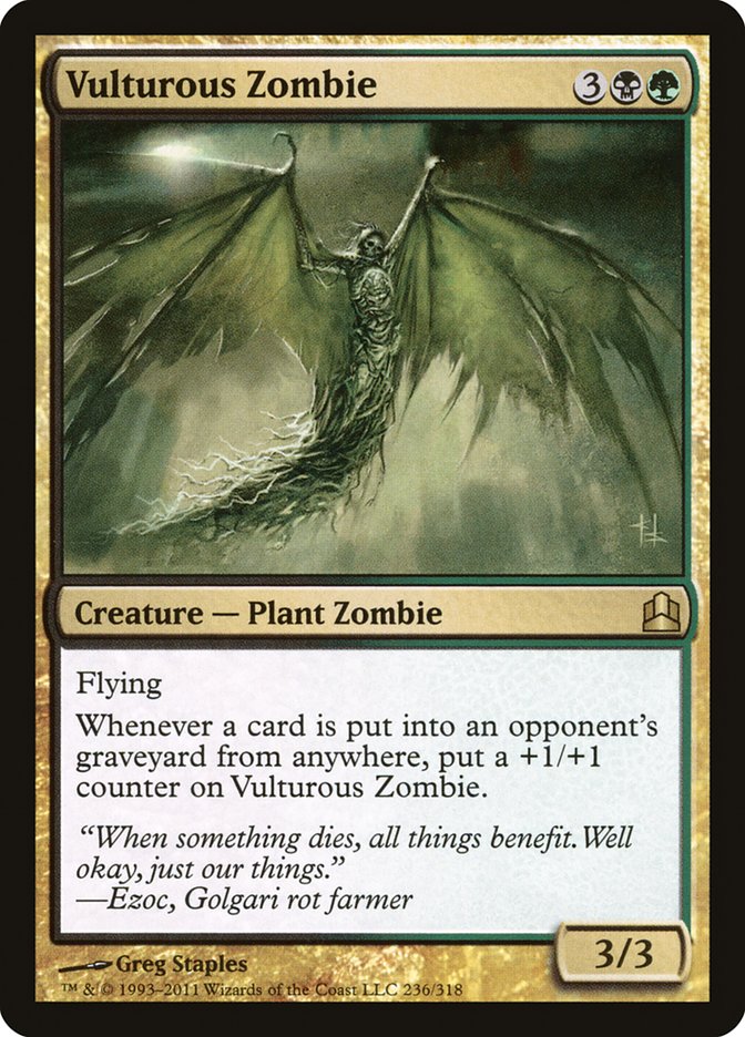 Vulturous Zombie [Commander 2011] MTG Single Magic: The Gathering    | Red Claw Gaming