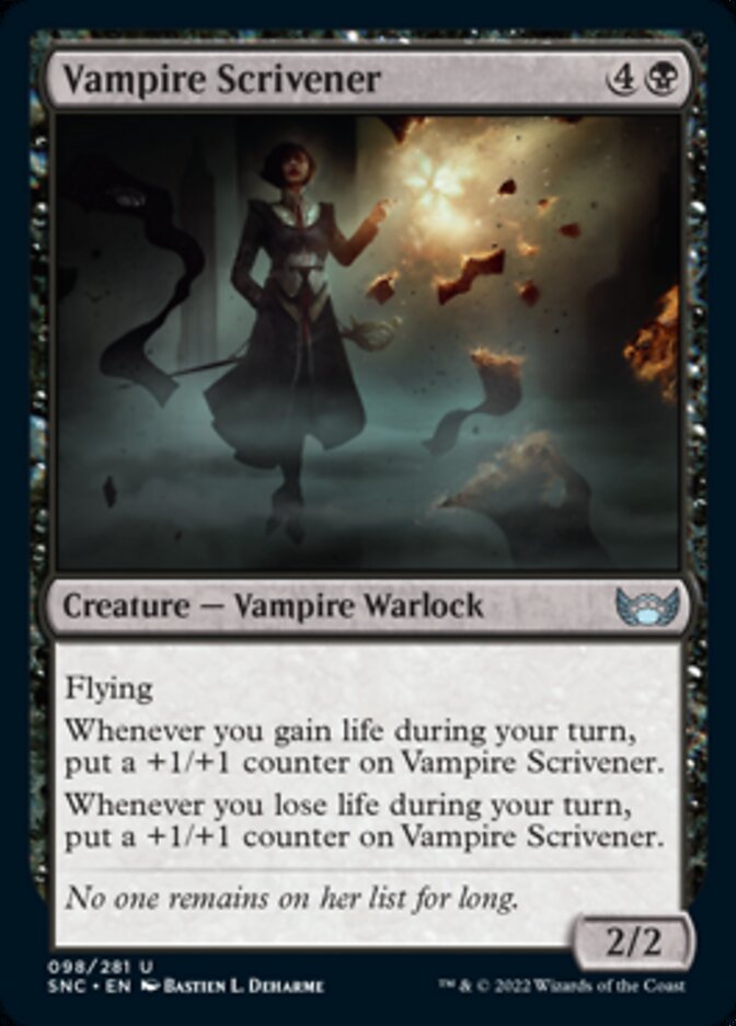 Vampire Scrivener [Streets of New Capenna] MTG Single Magic: The Gathering    | Red Claw Gaming