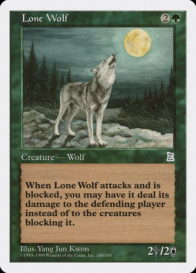 Lone Wolf [Portal Three Kingdoms] MTG Single Magic: The Gathering    | Red Claw Gaming