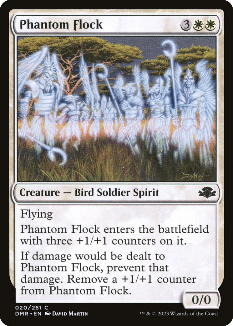 Phantom Flock [Dominaria Remastered] MTG Single Magic: The Gathering    | Red Claw Gaming