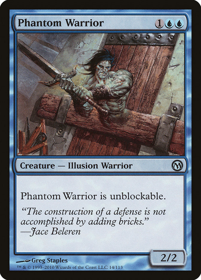 Phantom Warrior [Duels of the Planeswalkers] MTG Single Magic: The Gathering    | Red Claw Gaming