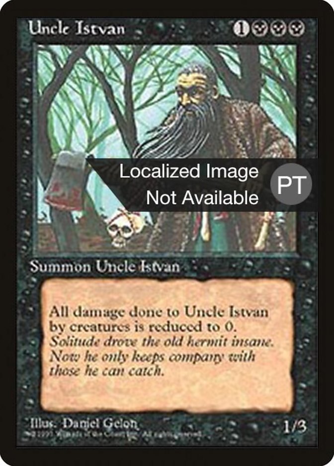 Uncle Istvan [Fourth Edition (Foreign Black Border)] MTG Single Magic: The Gathering    | Red Claw Gaming