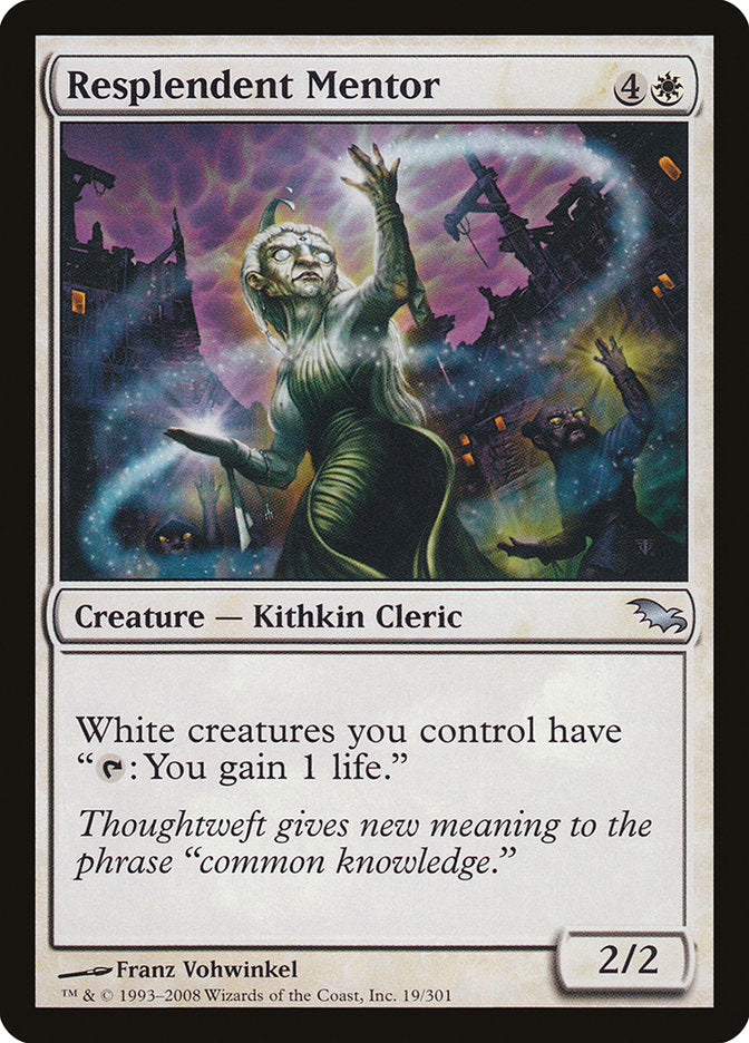 Resplendent Mentor [Shadowmoor] MTG Single Magic: The Gathering    | Red Claw Gaming