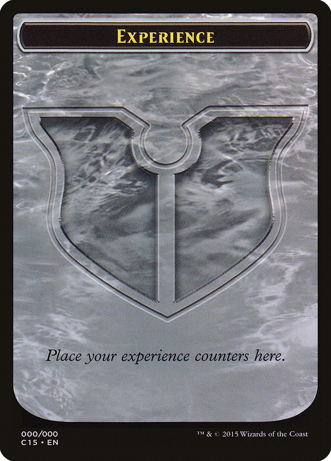 Experience // Experience Double-Sided Token [Commander 2015 Tokens] MTG Single Magic: The Gathering    | Red Claw Gaming