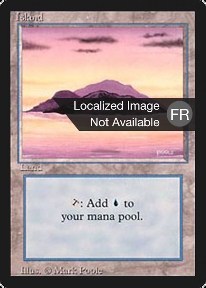Island (A) [Foreign Black Border] MTG Single Magic: The Gathering    | Red Claw Gaming