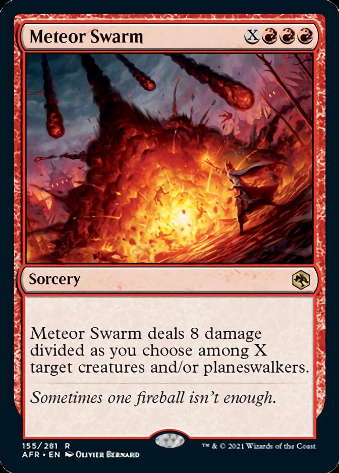 Meteor Swarm [Dungeons & Dragons: Adventures in the Forgotten Realms] MTG Single Magic: The Gathering    | Red Claw Gaming