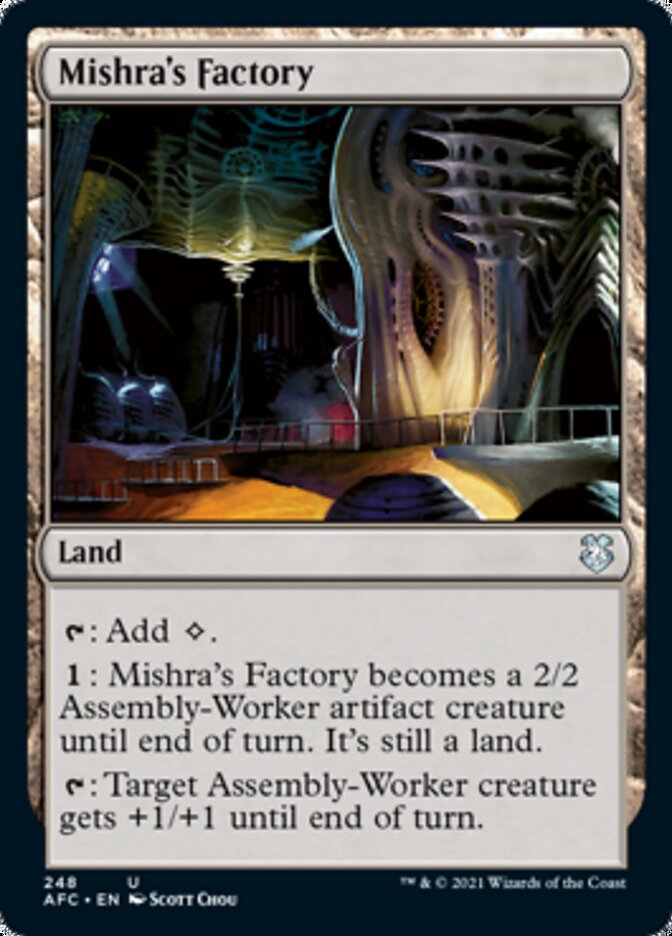 Mishra's Factory [Dungeons & Dragons: Adventures in the Forgotten Realms Commander] MTG Single Magic: The Gathering    | Red Claw Gaming