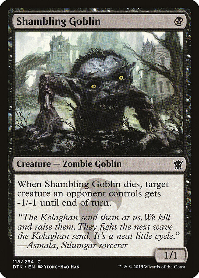 Shambling Goblin [Dragons of Tarkir] MTG Single Magic: The Gathering    | Red Claw Gaming