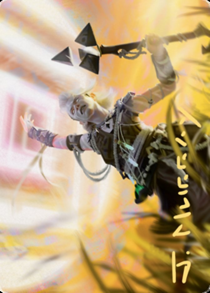 Kor Celebrant Art Card (Gold-Stamped Signature) [Zendikar Rising Art Series] MTG Single Magic: The Gathering    | Red Claw Gaming