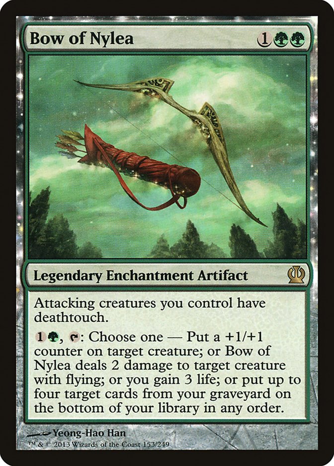 Bow of Nylea [Theros] MTG Single Magic: The Gathering    | Red Claw Gaming