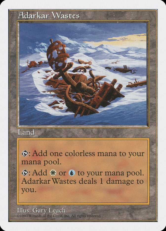 Adarkar Wastes [Fifth Edition] MTG Single Magic: The Gathering    | Red Claw Gaming