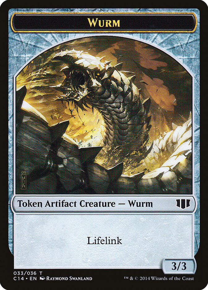 Wurm (033/036) // Goat Double-Sided Token [Commander 2014 Tokens] MTG Single Magic: The Gathering    | Red Claw Gaming