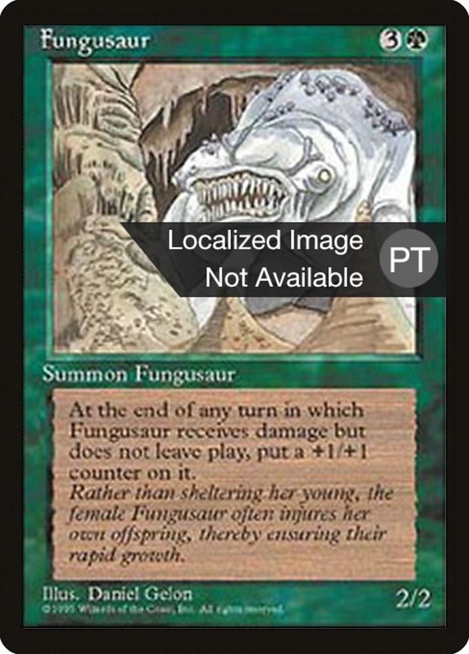 Fungusaur [Fourth Edition (Foreign Black Border)] MTG Single Magic: The Gathering    | Red Claw Gaming
