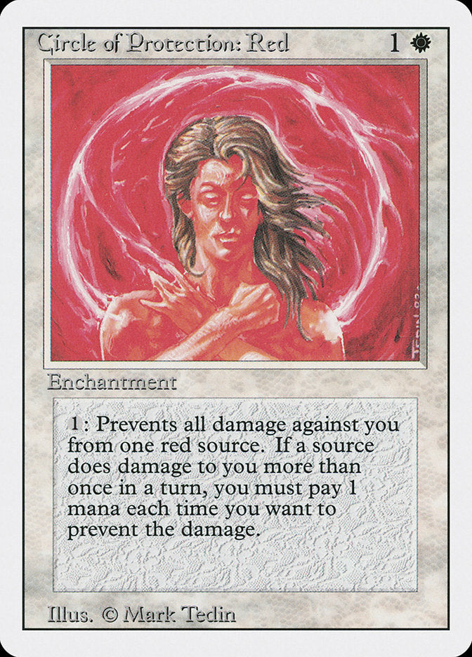 Circle of Protection: Red [Revised Edition] MTG Single Magic: The Gathering    | Red Claw Gaming