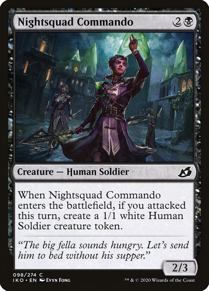 Nightsquad Commando [Ikoria: Lair of Behemoths] MTG Single Magic: The Gathering    | Red Claw Gaming