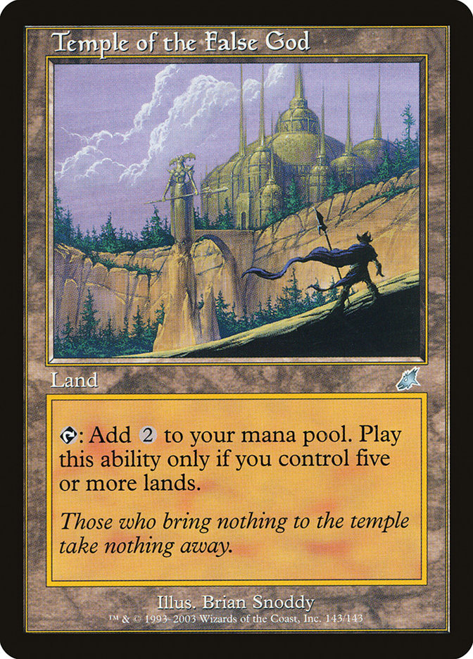 Temple of the False God [Scourge] MTG Single Magic: The Gathering    | Red Claw Gaming