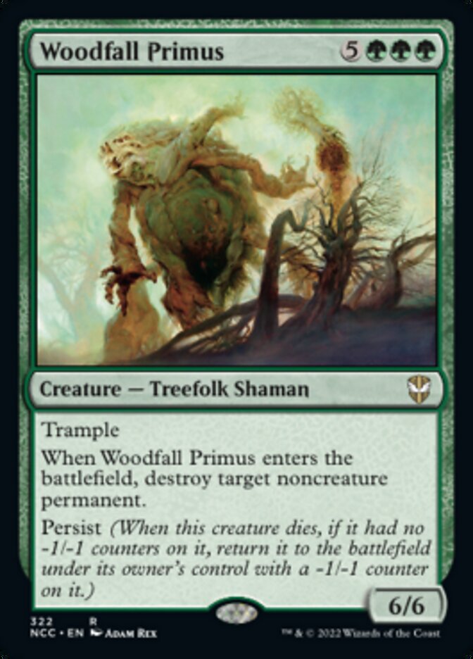 Woodfall Primus [Streets of New Capenna Commander] MTG Single Magic: The Gathering    | Red Claw Gaming