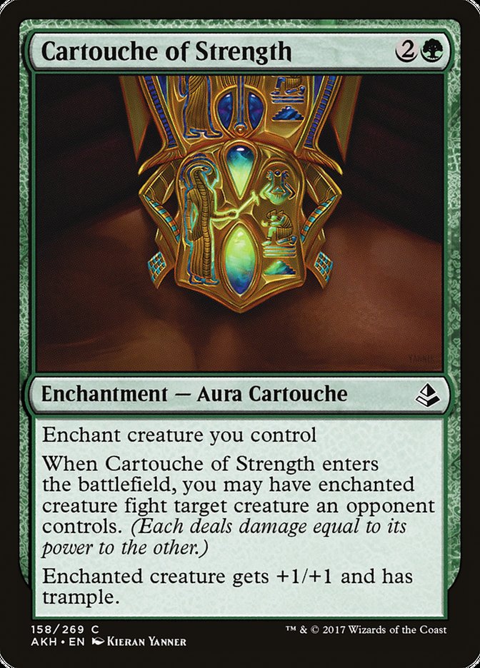 Cartouche of Strength [Amonkhet] MTG Single Magic: The Gathering    | Red Claw Gaming